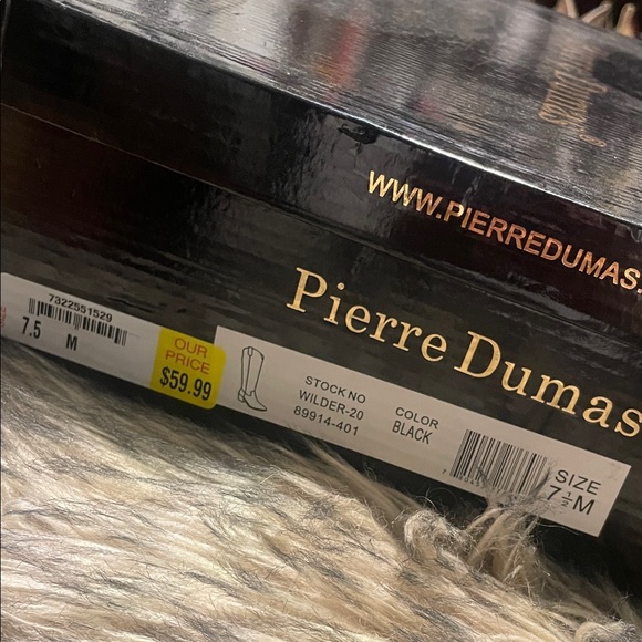 Pierre Dumas Black Sparkle Heeled Boots - Picture 8 of 8